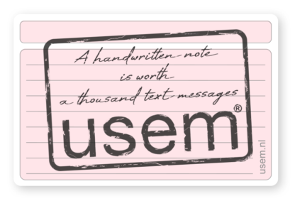 A handwritten note is worth a thousand text messages