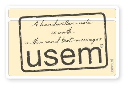 Stamp a handwritten note is worth a thousand text messages