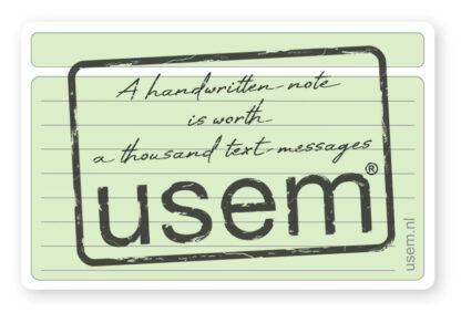 Stamp handwritten note is worth a thousand text messages