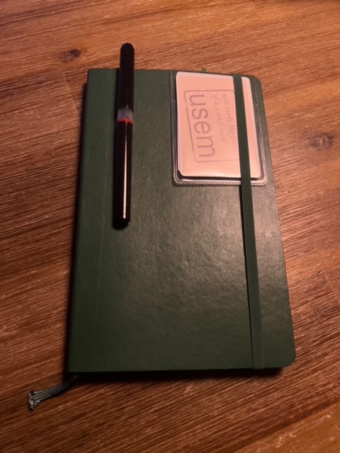 Notebook with usem note cards (Elsemarie Cornelissen)