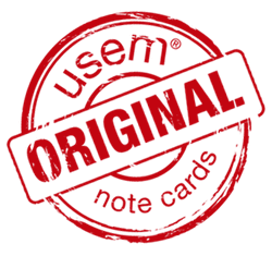 Original usem note cards credit card sized