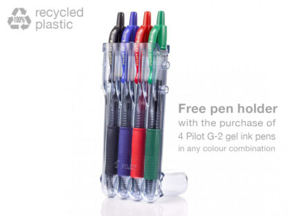 Duurzame pennenhouder van gerecycled plastic
